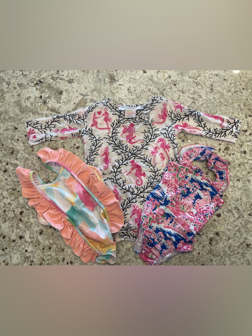 SweetHoney Gretchen Scott Designer Swim Cover Up Lot One-Piece Suits Adorable